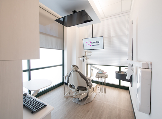 Dental treatment room at Dental Designs of Maryland